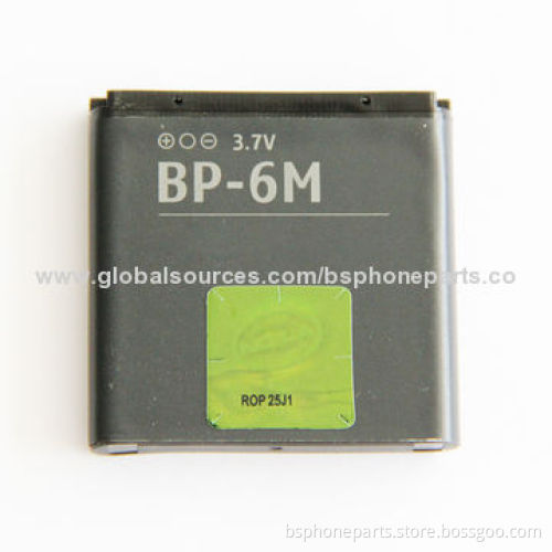 Well Tested Li-ion Battery BP-6M for Nokia, Good Quality with Good Warranty